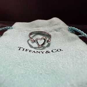 Tiffany & Co Open Heart Ring- Size 6